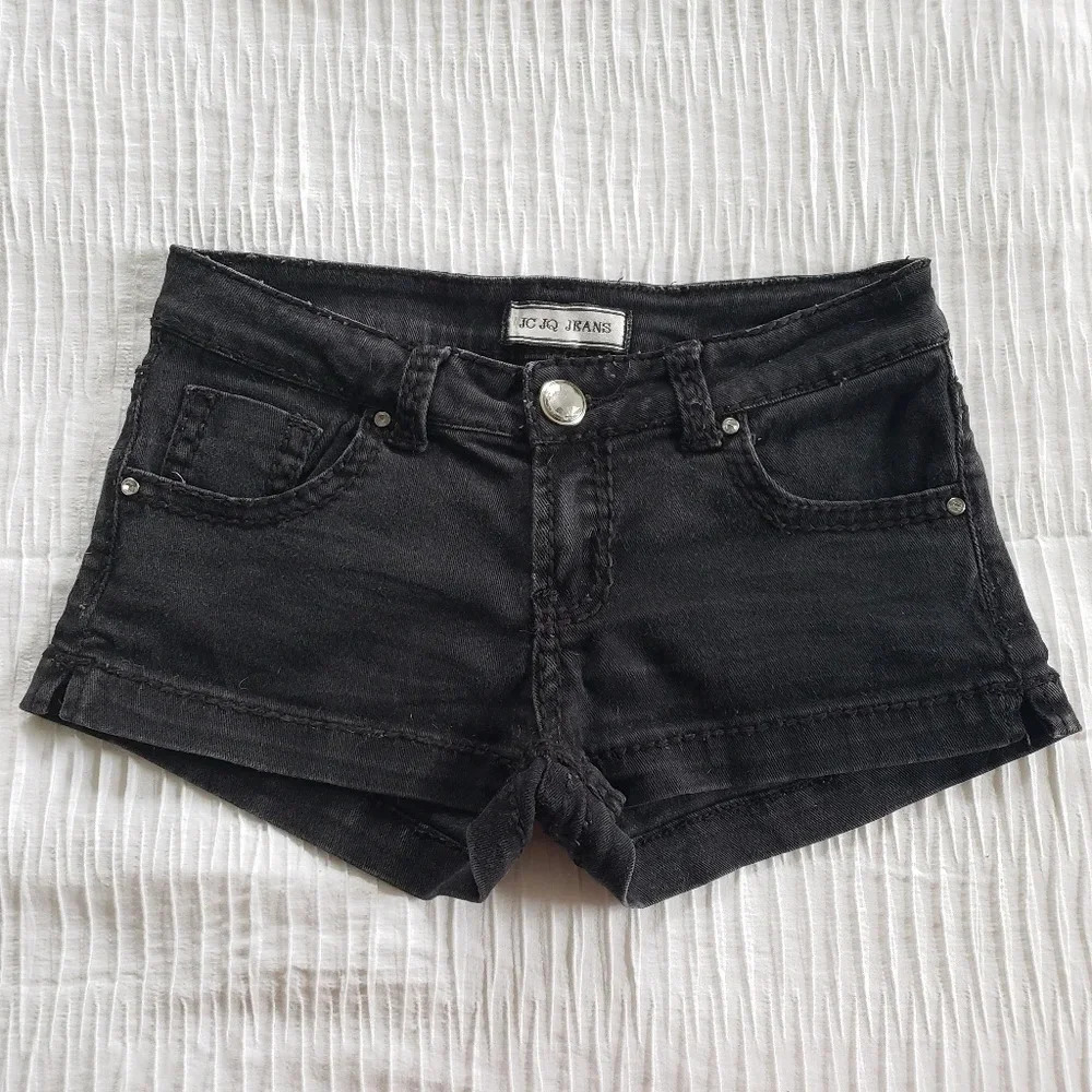 Fashion Women's Denim Black Distressed Jeans Casua